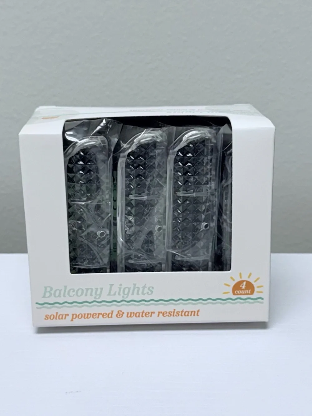 Outdoor Solar Deck / Balcony Lights -Pack of 4 from Target Bullseye's Playground